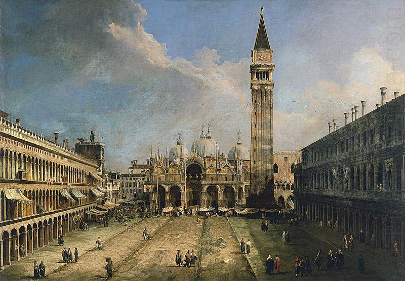 The Piazza San Marco in Venice, Giovanni Antonio Canal